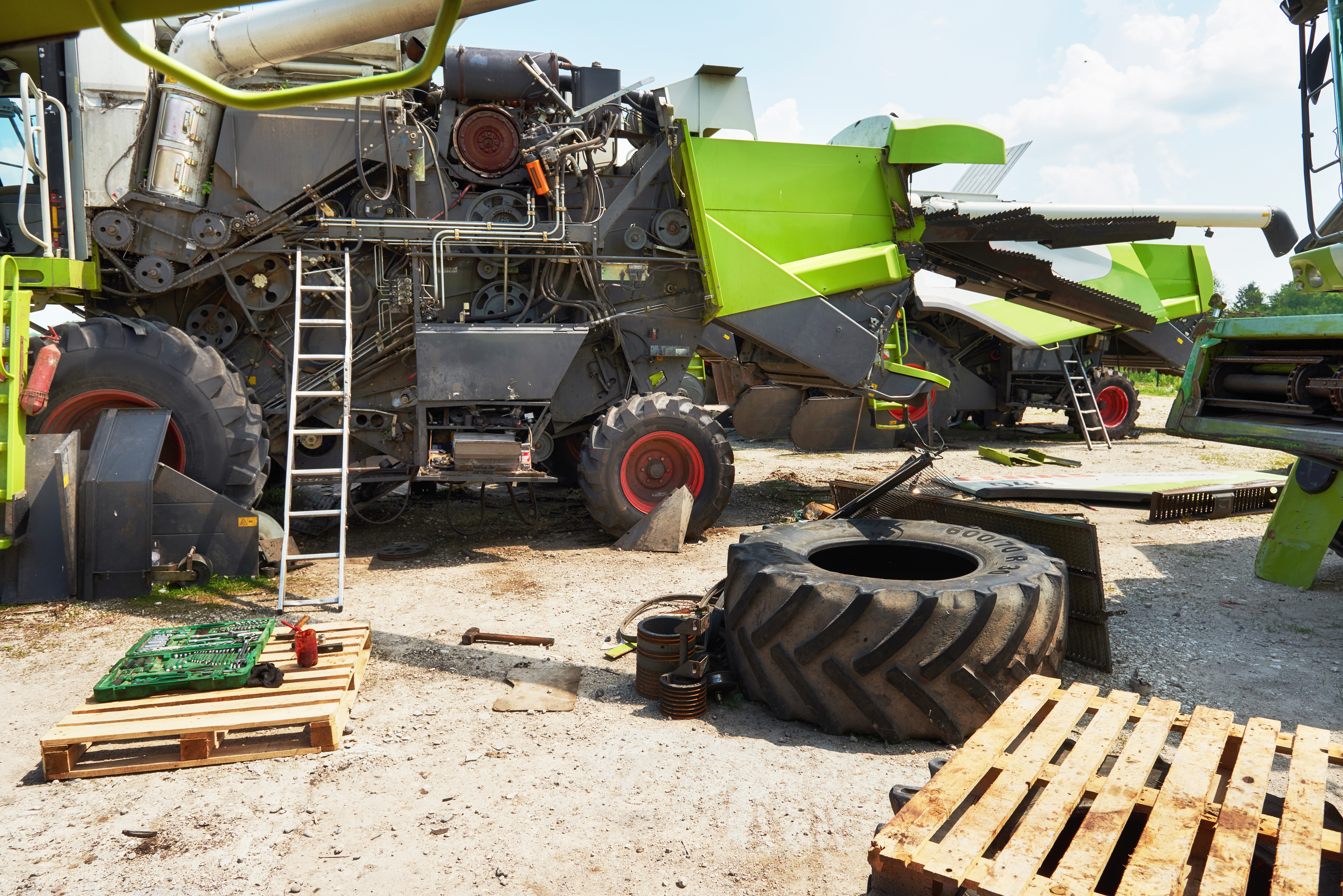Farmer facing equipment and sourcing challenges